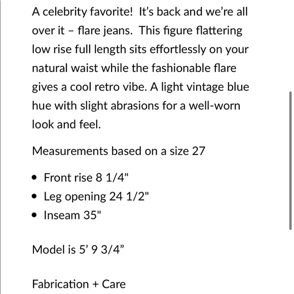 Level 99 Dahliah Flare Jeans NWT - Picture 2 of 8